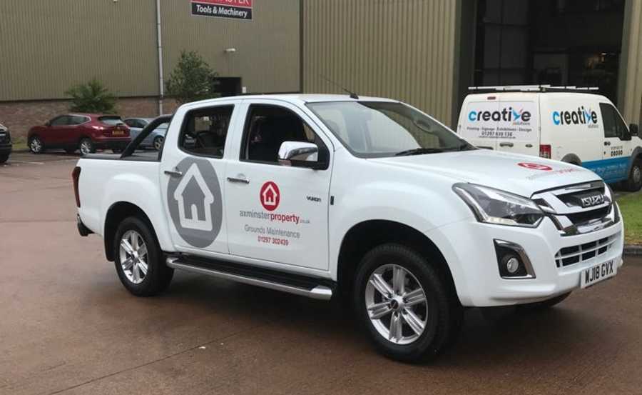 Logo on Vehicle by Creative Solutions