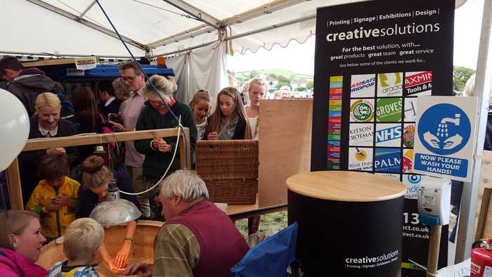 Creative Solutions Banner Stand Melplash Show