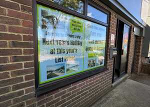 Custom Printed Full-Colour Window Graphics for Newlands Holiday Park