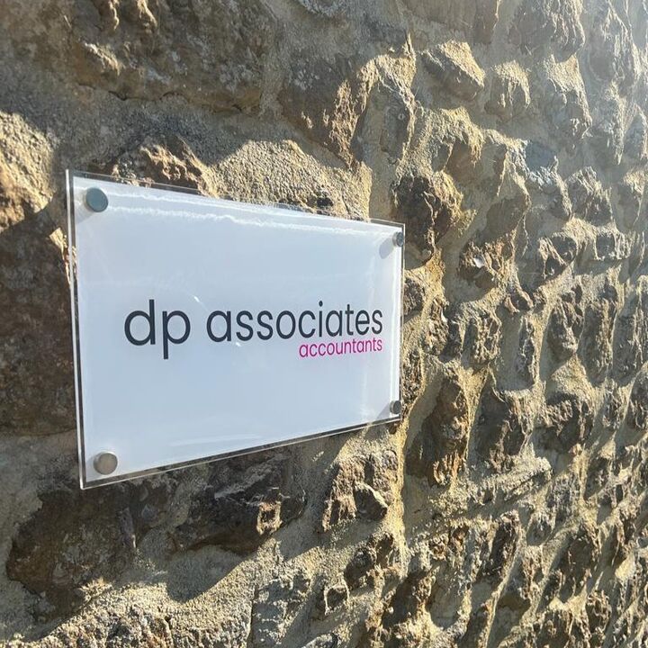 Acrylic Glass Effect Wall Mounted Panel - Printed and Mounted on Stone Wall with Stand Off Locators for Law Firm.jpg