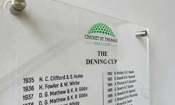 New Acrylic Wall Display Plaques for Cricket St Thomas Golf Club