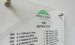 New Acrylic Wall Display Plaques for Cricket St Thomas Golf Club New Acrylic Wall Display Plaques for Cricket St Thomas Golf Club