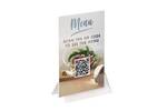 Acrylic Menu Card Holder Base with QR code menu insert.png