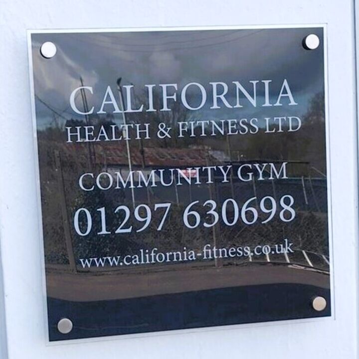 Acrylic Plaque External Business Signage for California Fitness Gym.jpg
