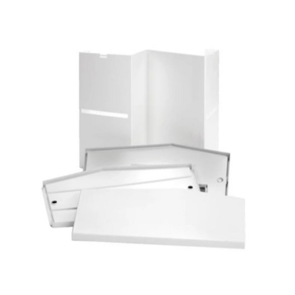 Action promotional display counter parts including body panel, bottom, flat top and shelf..jpg