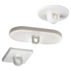 Adhesive Ceiling Buttons With Hook (Pack of 100)