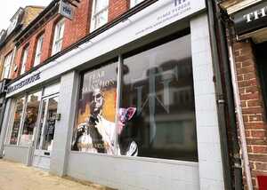 Advertisment Printed Window Graphics for Molasses House Advertisment Printed Window Graphics for Molasses House