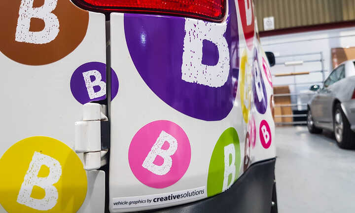 Van Signwriting for Baboo Gelato, Dorset