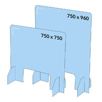 Flat pack Clear Acrylic Protective Screen