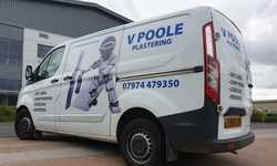 Van Livery for V Poole Plastering Van Livery for V Poole Plastering