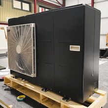 Air Source Heat Pump Vinyl Wrap - LG HM071MR U44 Matt Black Colour Change - AFTER Wrapped By Creative Solutions.jpg