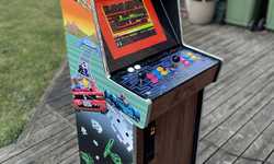 Printed Panels for Retro Arcade Game Machine