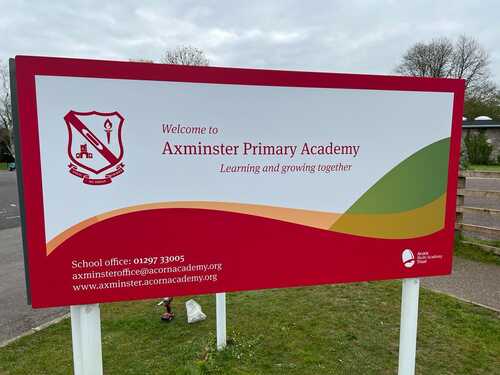 School Signage Updates For The Acorn Multi Academy Trust In Devon And School Signage Updates For The Acorn Multi Academy Trust In Devon And