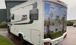 Motorhome / Campervan Rear Custom Printed Graphic for a Private Client Motorhome / Campervan Rear Custom Printed Graphic for a Private Client
