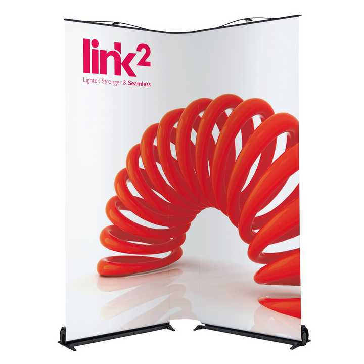Link2 Roller Banner Stand Curved