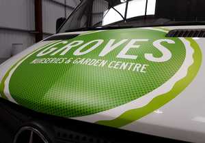 Groves Nurseries Vehicle Graphics Groves Nurseries Vehicle Graphics