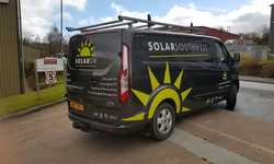 Van Graphics Installation for Solar South West Van Graphics Installation for Solar South West
