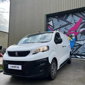 Before - White Peugeot Expert Van Ready To Get Its Printed Vinyl Wrap Branding