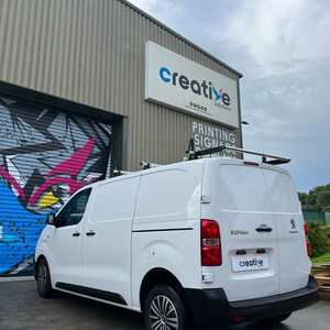 Before - White Peugeot Expert Van Ready To Get Its Printed Vinyl Wrap Branding