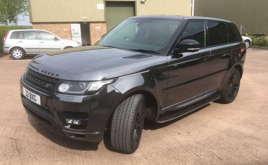 Range Rover Chrome Wrap
