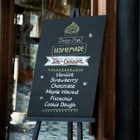 Black Easel with Chalkboard.png