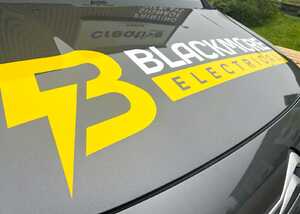 Blackmore Electrical Van Graphics Bonnet Logo Blackmore Electrical Van Graphics Bonnet Logo