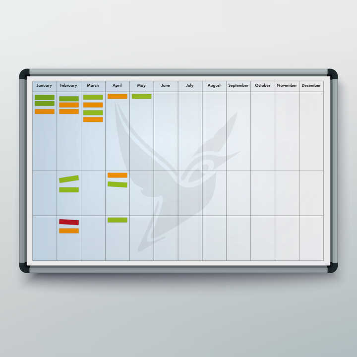 Non-Magnetic Printed Whiteboards