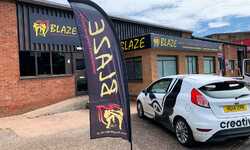 New ACM Business Signage & Frosted Privacy Window Film for BLAZE Martial Arts & Personal Safety New ACM Business Signage & Frosted Privacy Window Film for BLAZE Martial Arts & Personal Safety