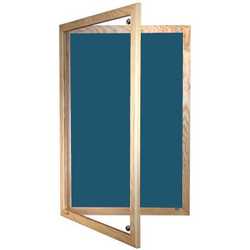 Lockable Forbo Nairn Wooden Framed Notice Board