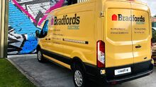 Bradfords Van Wrap & Vehicle Graphics - L3 H2 Ford E-Transit - Rear View.jpg