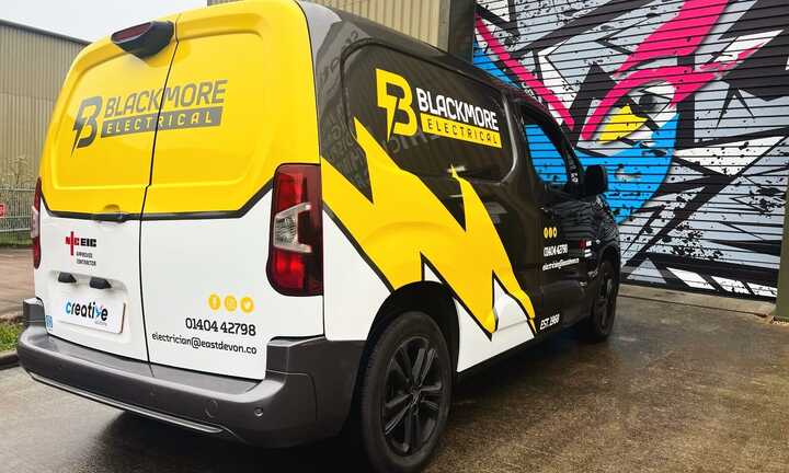 Branded Van Wrap & Graphics for Blackmore Electrical