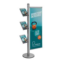 Brochure and Banner Display Stand with optional printed poster.png