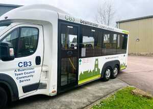 Bus Graphics for Beaminster Town Council Side View