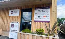 Window Graphics, Pavement Sign & ACM Panel Signage for Not Just Travel - Let's Go! Window Graphics, Pavement Sign & ACM Panel Signage for Not Just Travel - Let's Go!
