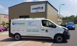Fleet Van Graphics for Evergreen Renewables Fleet Van Graphics for Evergreen Renewables