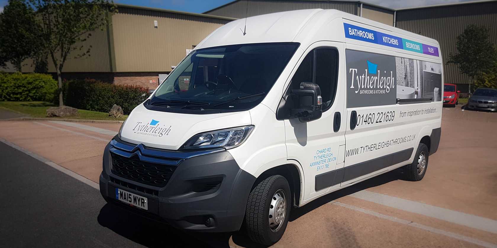 Tytherleigh Bathrooms Vehicle Graphics