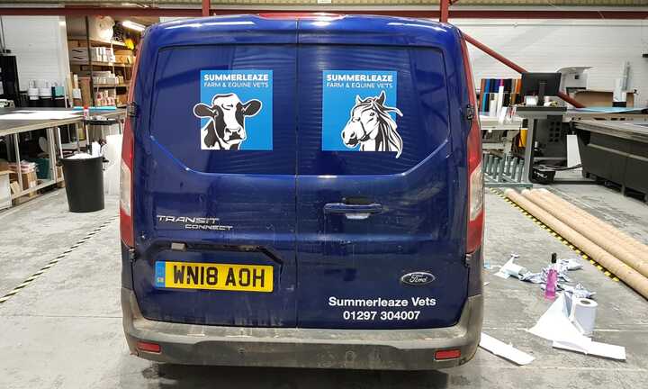 Van Graphics for Summerleaze Vets