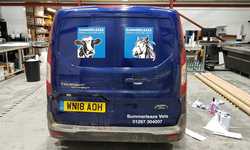 Van Graphics for Summerleaze Vets Van Graphics for Summerleaze Vets