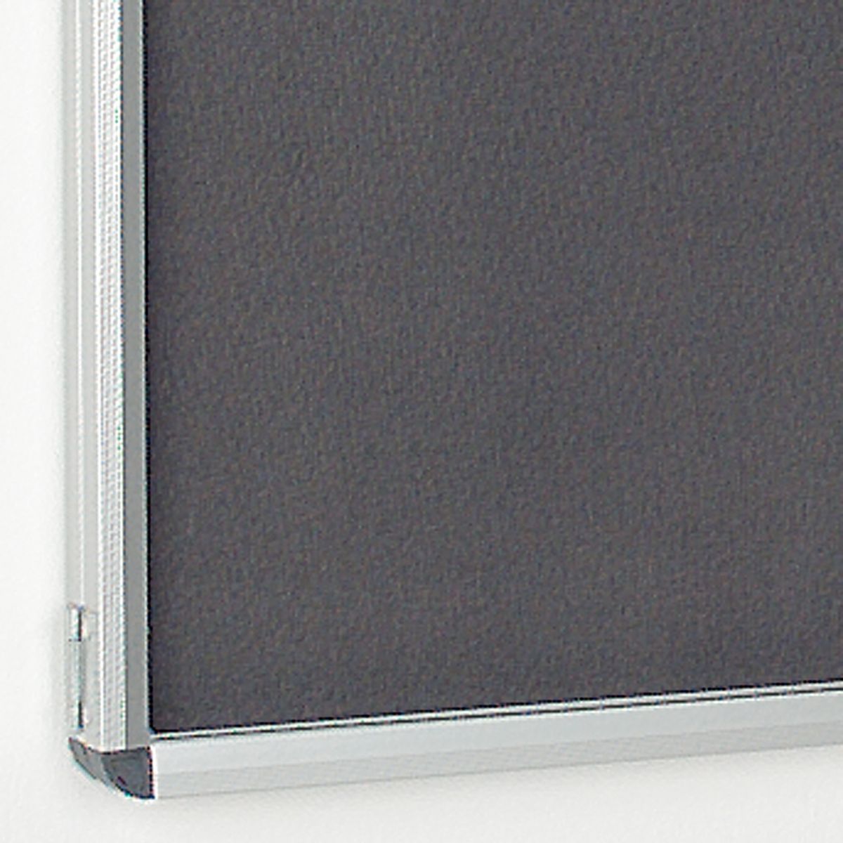 Lockable Felt Notice Board Close Up