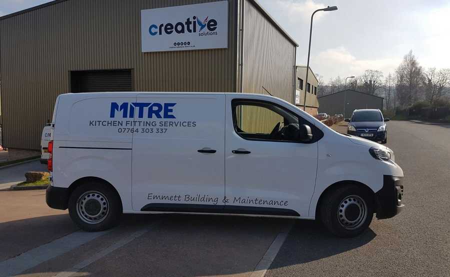 Van Graphics Mitre Kitchens