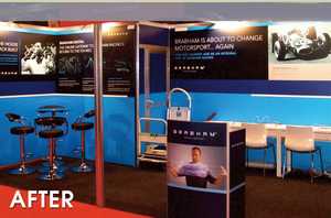 Shell Clad Wall with Graphics