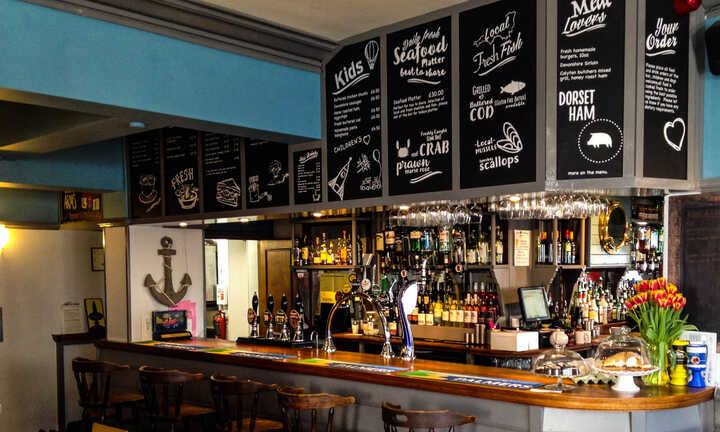 Custom Printed Blackboards for The Cobb Arms Pub, Dorset