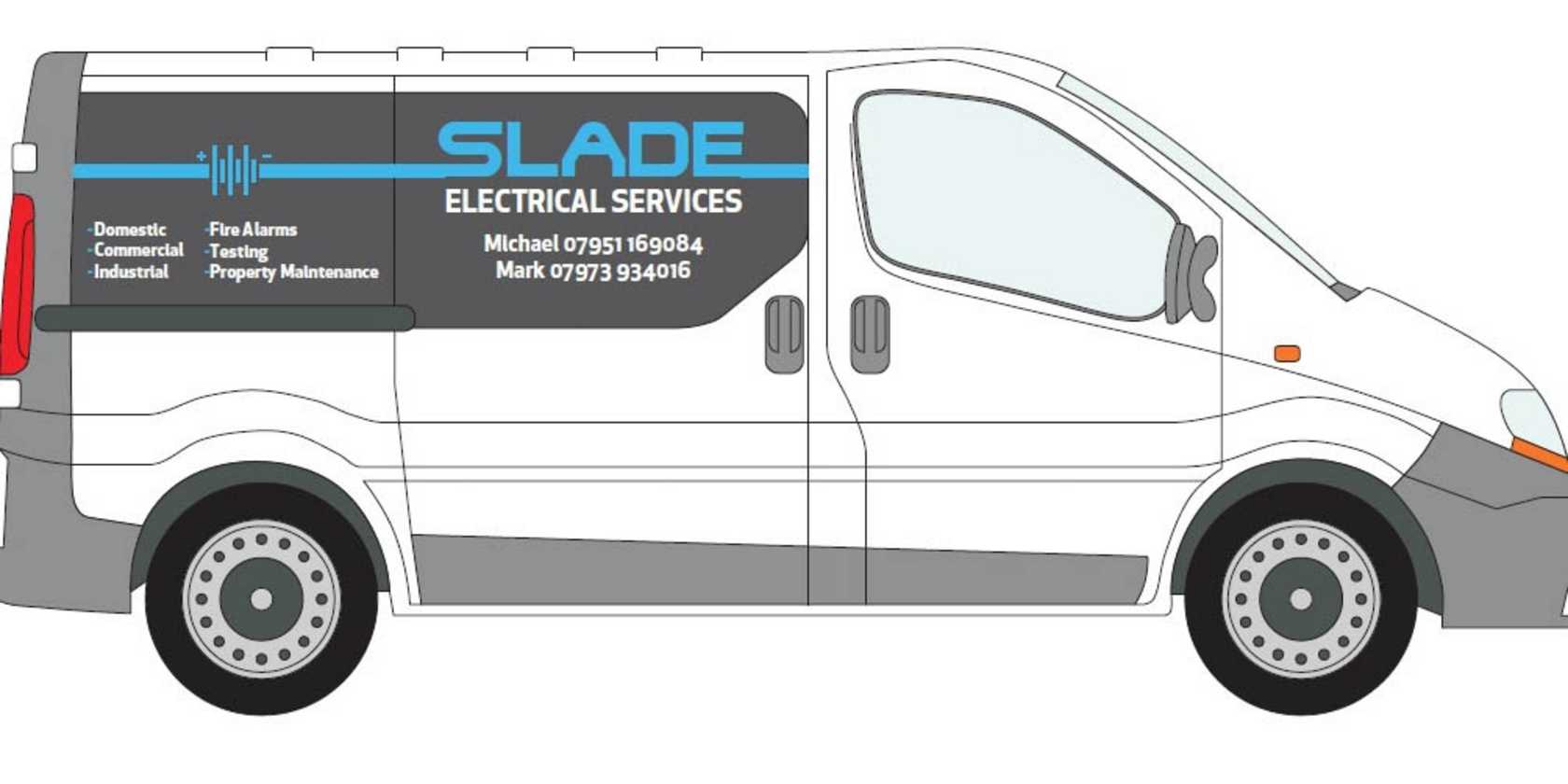Slade Electrical Services Van Graphics