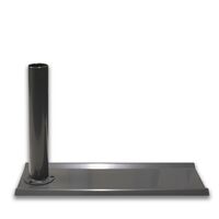 Telescopic Large Car Forecourt Flag Base Assembled