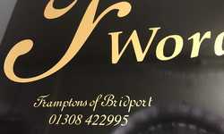 Cut-Vinyl Graphics for Framptons of Bridport Cut-Vinyl Graphics for Framptons of Bridport