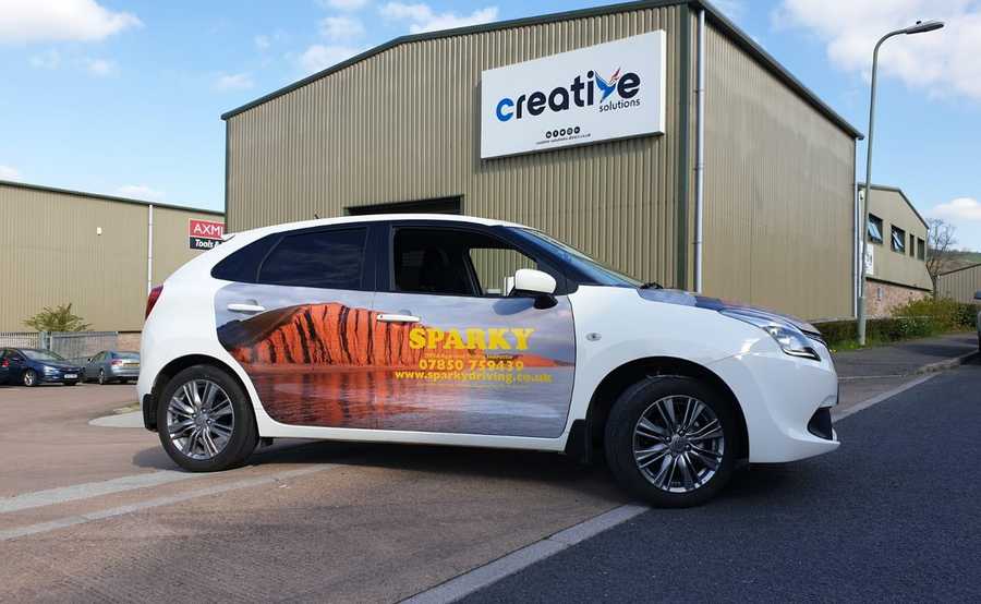 Bus Signwriting at Creative Solutions