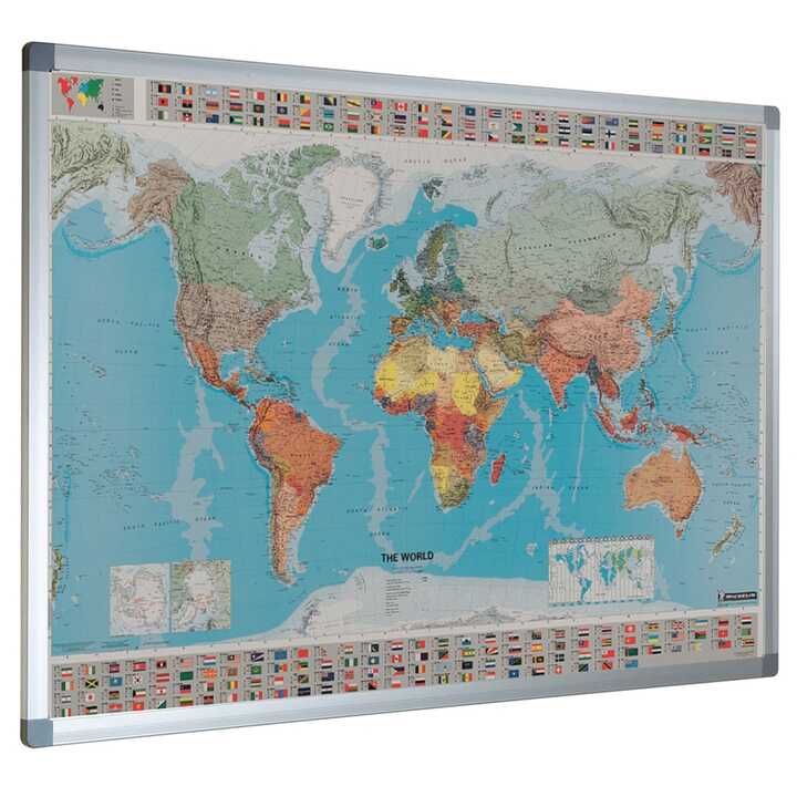 Printed Map Whiteboards