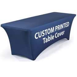 Custom Printed Gala Stretch Fit Table Cover