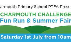 Event Sponsorship Banner for The 2023 Charmouth Challenge