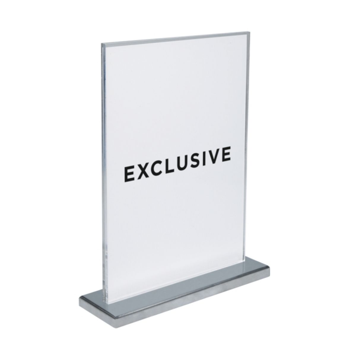 Chrome Finish Base A6 Poster holder.png